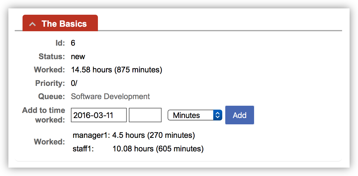 Basics with TimeTracking